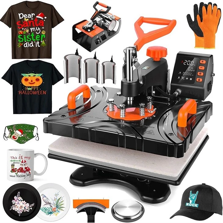 8 in 1 Heat Press Sublimation Machine For Shirts