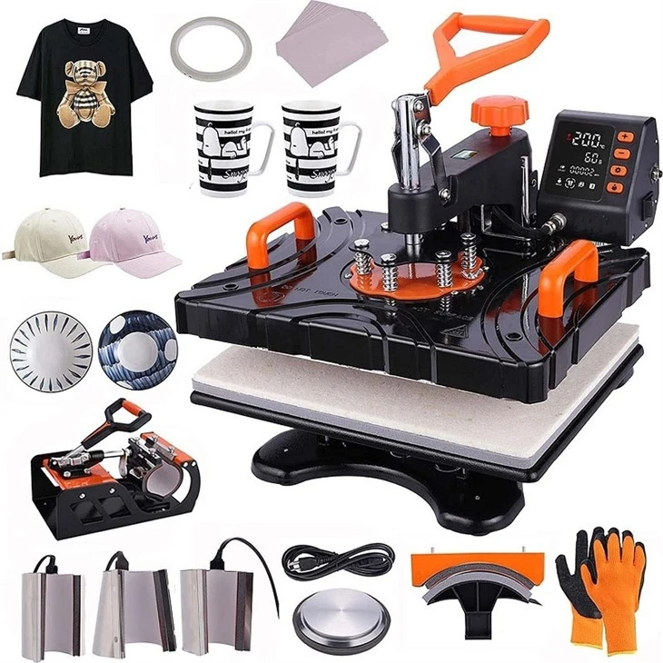 8 in 1 Heat Press Sublimation Machine For Shirts