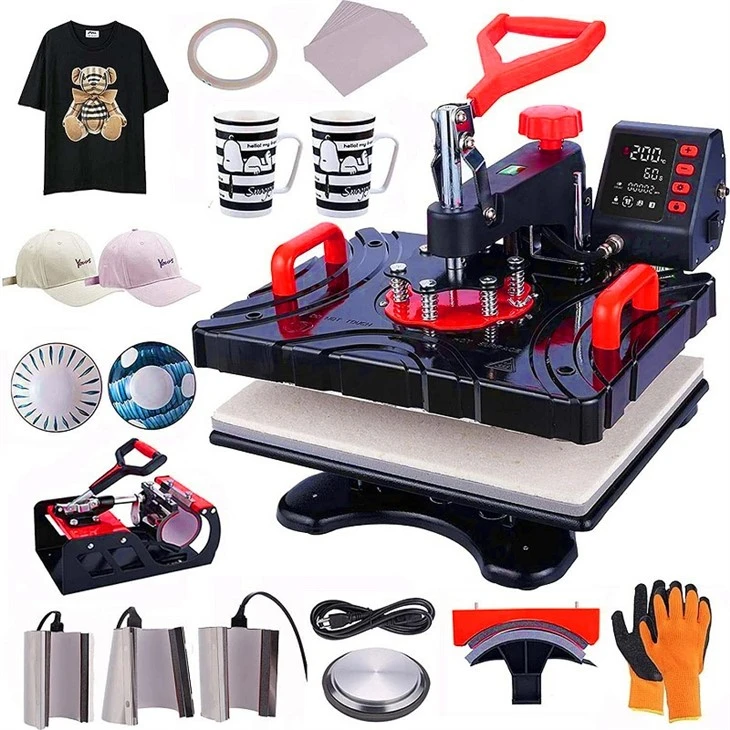 8 in 1 Heat Press Sublimation Machine For Shirts