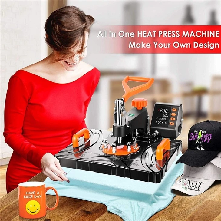 8 in 1 Heat Press Sublimation Machine For Shirts